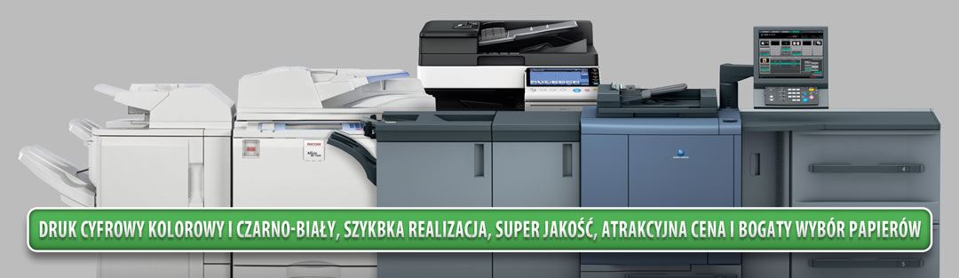 cyfrowo drukujemy wnet druk cyfrowy kolorowy i czarno biały, szybka realizacja